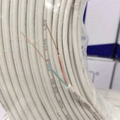 厂家2芯全铜电话线0.4芯足200米全新材料圆单股电话线