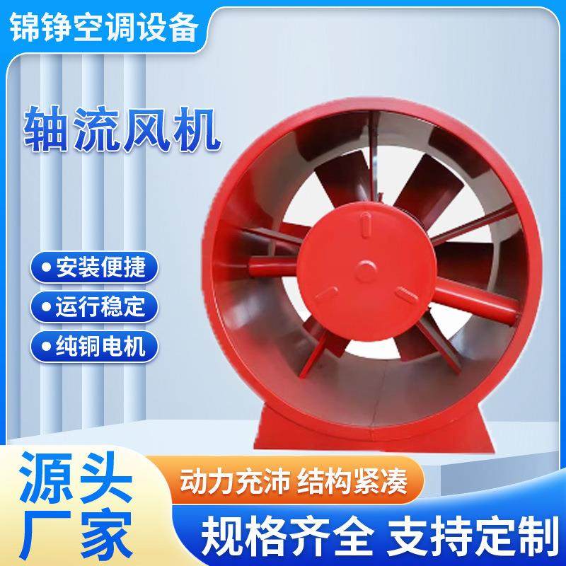 商场通风设备排烟风机HTF轴流式单速双速变频风机酒店排烟风机