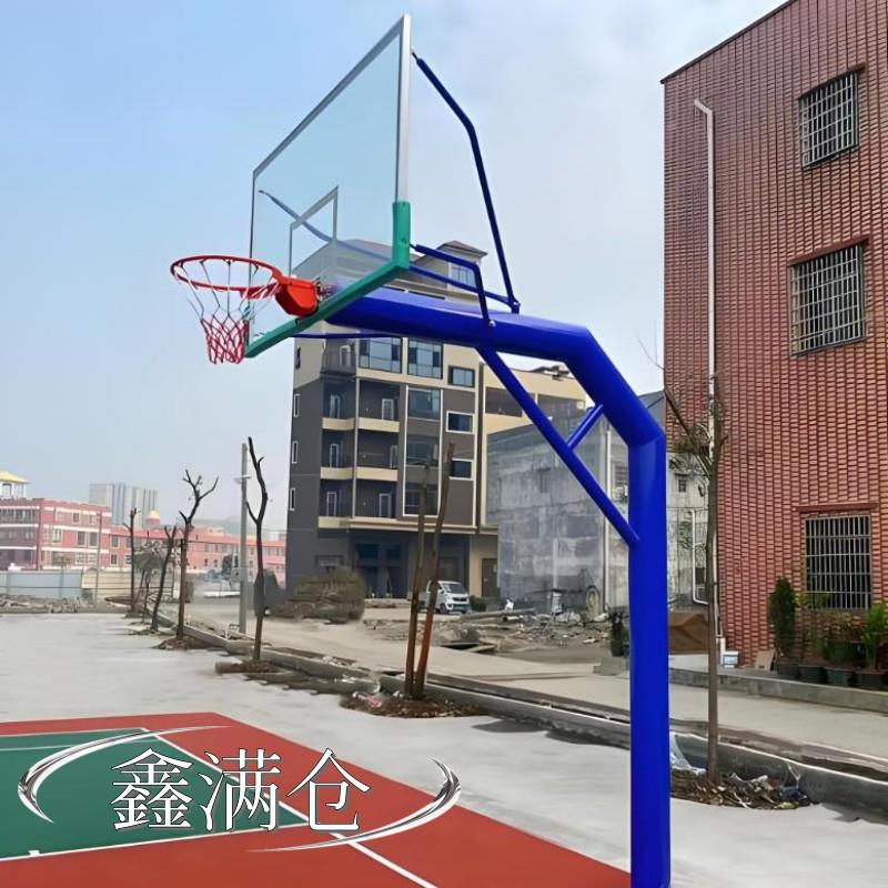 户外健身器材直埋篮球架移动式篮球架适合学校公园广场体育馆