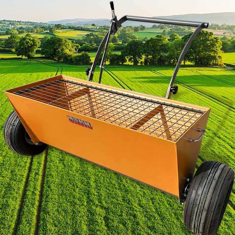 小型混凝土地面布料车座驾式金刚砂布料机环氧地坪施工撒料机