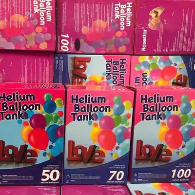 家用便携高纯氦气瓶 充升空气球氦气罐 飘空气球氦气氦气球