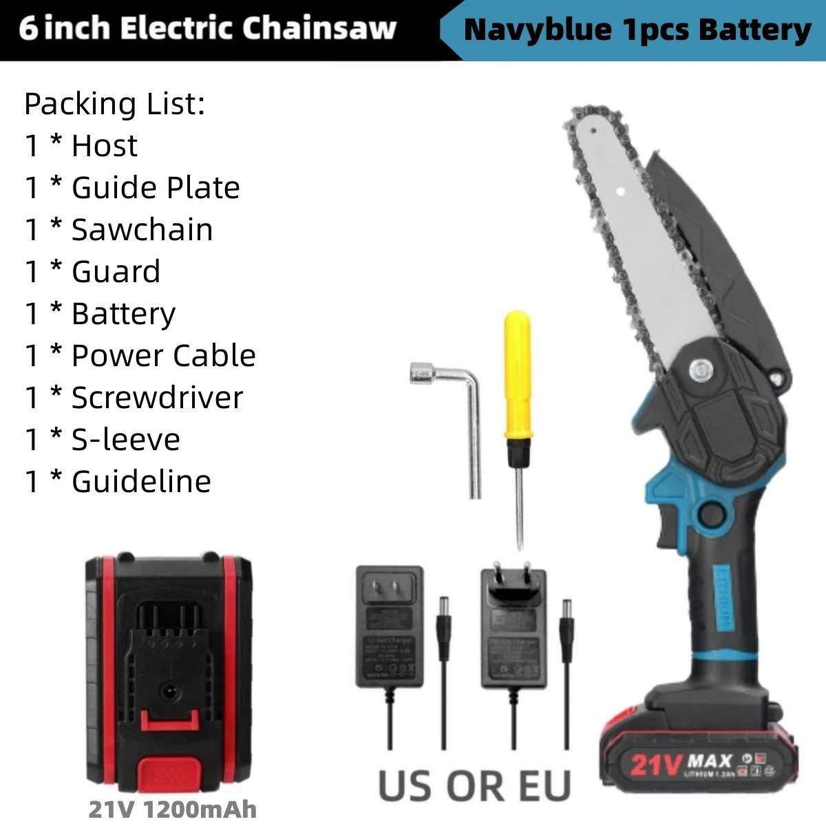 6寸电链锯电锯充电锂电锯手提式电链锯家用户外无线小型锯树伐木,农机/农具/农膜,割灌机/割草机/油锯,淘宝优惠券,粉丝福利购,淘宝优惠卷