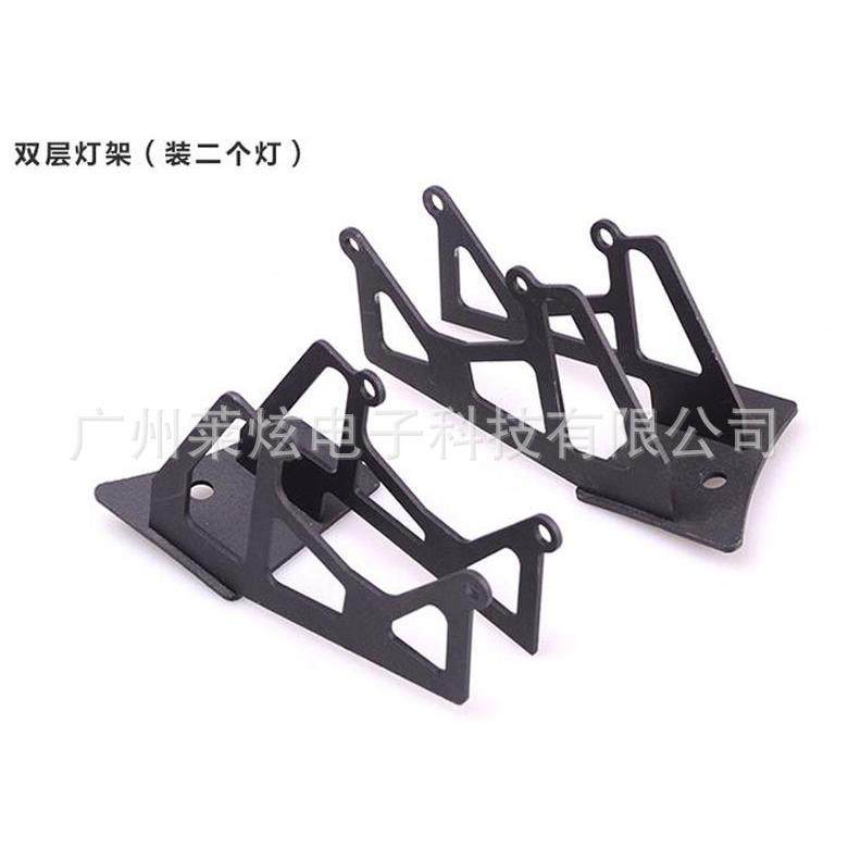 0牧马人改装专业灯架 双层灯支架 牧马人A B柱支架 A柱双灯支架
