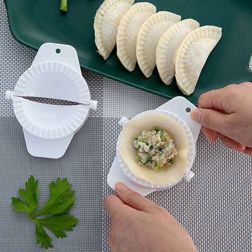 包饺子器家用饺子模具 压皮器新款包水饺花型 大容量馅料款