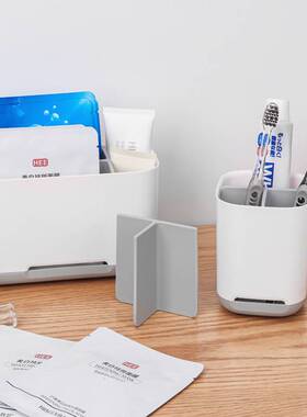 卫生间浴室洗漱台面收纳架放梳子牙刷牙膏洗面奶的桌面整理置物盒