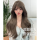 女网红日常长卷发夏季 韩系甜美逼真齐刘海jk全头套 新款