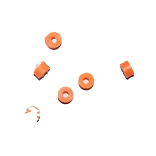 四驱车零件配件2mm软橙红轴套玩具配件减震垫片垫圈车轴颗粒组装