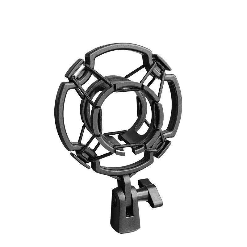 麦克风夹小奶瓶话筒专用BM700/bm800电容麦塑料防震架直播K歌咪夹