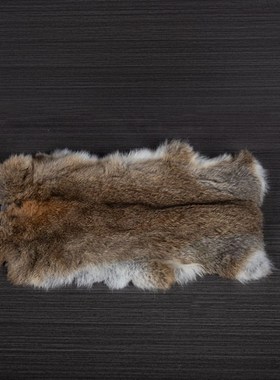 新中式样板间衣帽间梳妆t台装饰品摆件轻奢兔毛桌垫家居软装饰品