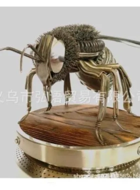 蜜蜂骨架树脂摆件家居装饰工艺品雕像动物造型摆件橱柜艺术摆设