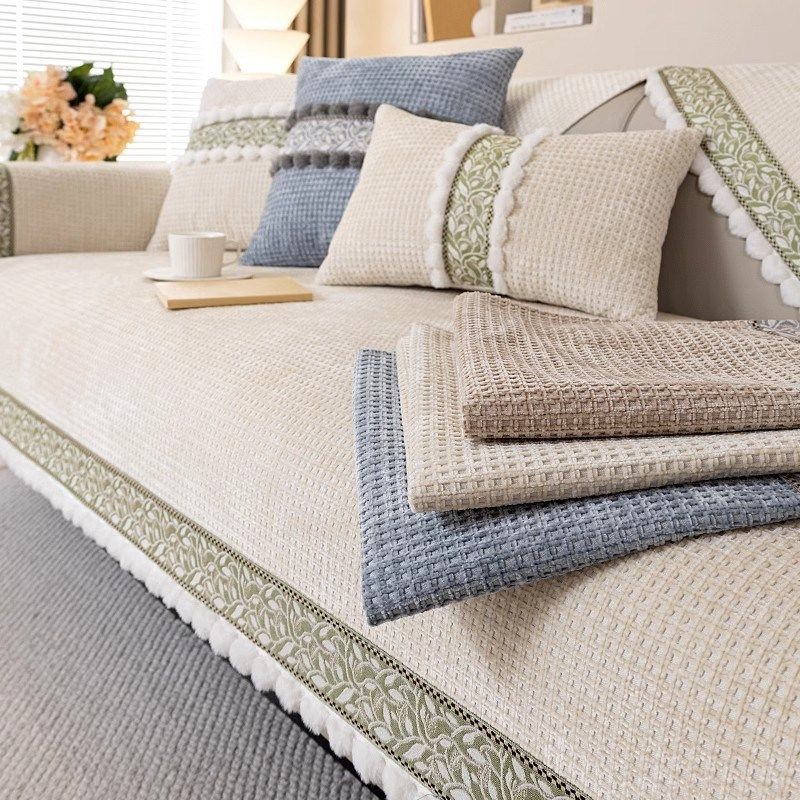 沙发垫四季通用耐脏防滑高级感坐垫子2024新款沙发套罩雪尼尔盖布,居家布艺,沙发套,淘宝优惠券,粉丝福利购,淘宝优惠卷