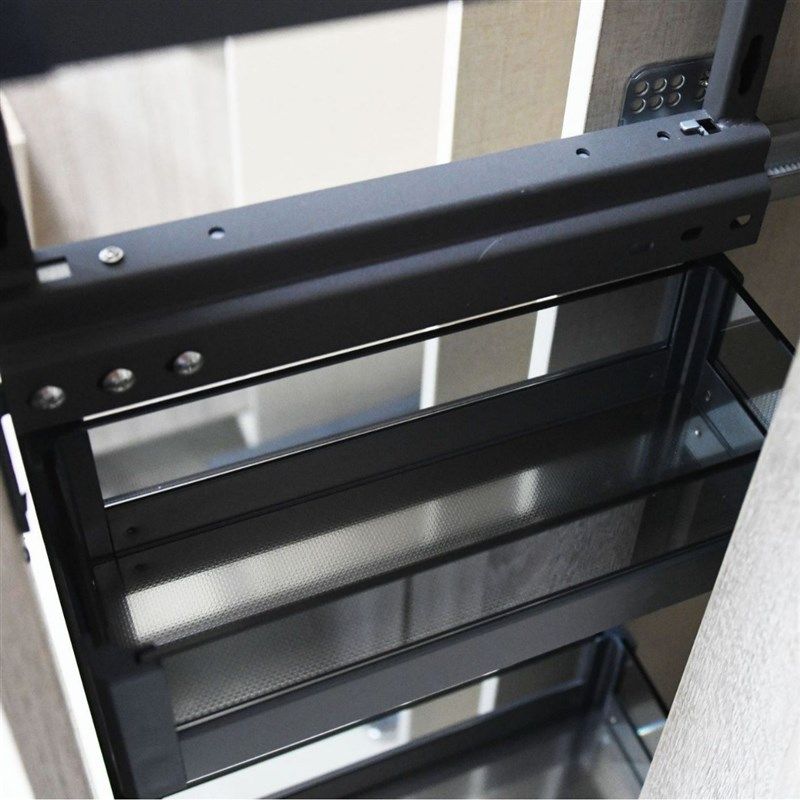 极浅中高柜用  侧装式小空间柜内拉篮玻璃多层抽屉或开门式拉篮,家装主材,拉篮,淘宝优惠券,粉丝福利购,淘宝优惠卷