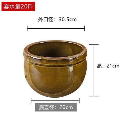 米酒罐容器酿酒坛子陶瓷瓦缸老式水缸腌菜家用醪糟甜酒酒酿发中高