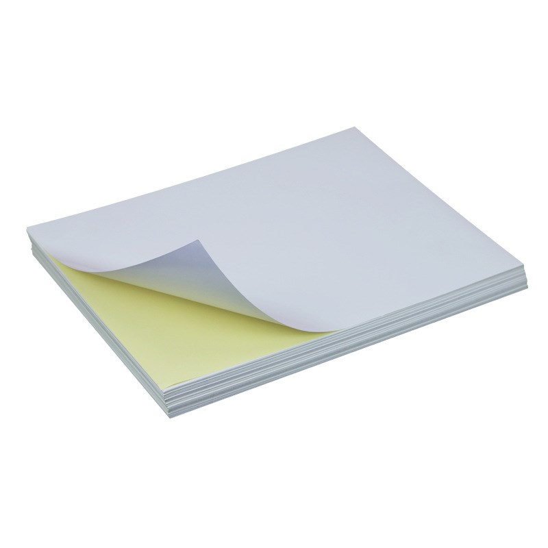 勒达A4不干胶打印纸强粘物流唛头标签贴黄底光面哑面不干胶打印纸