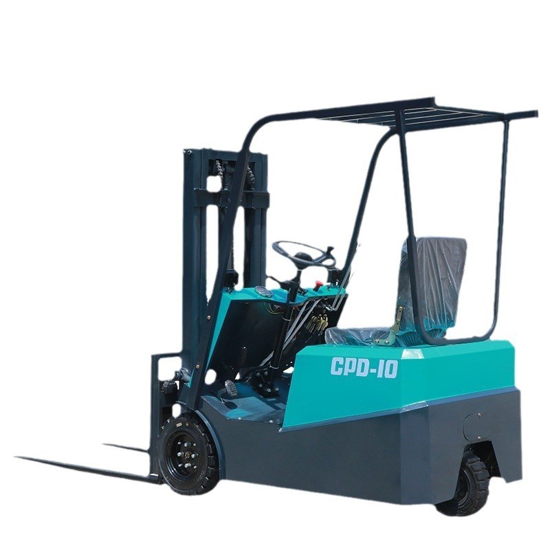 电动叉车三支点四轮座驾式1吨2吨仓储搬运车全自动液压升降堆高车