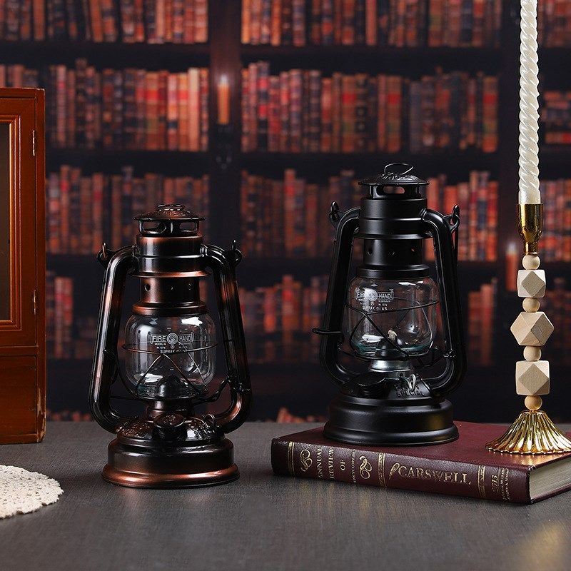 跨境复古铁艺煤油灯户外露营帐篷照明马灯桌面氛围灯室内装饰摆件,户外/登山/野营/旅行用品,营地灯/帐篷灯,淘宝优惠券,粉丝福利购,淘宝优惠卷