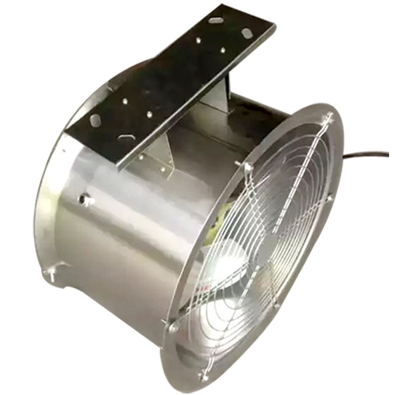 上海德旧管道循环流风机 不锈钢耐高温环流风机 温室循环排烟风机