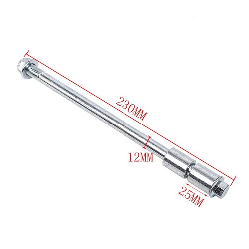 越野摩托车后轮轴隔套平叉轴螺母螺栓丝长22CM 23cm粗15MM带隔套