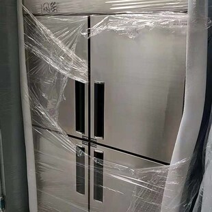 千麦QM 大容量不锈钢厨房商用冰箱 4Z四门豪华型冷藏柜 直冷