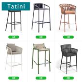 户外休闲吧椅庭院民宿创意铝合金家具室外露天防水防晒藤编高脚椅