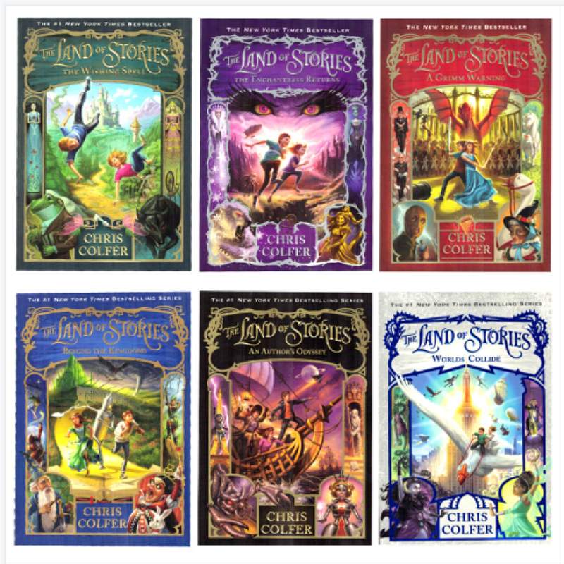 The Land of Stories 故事之地 英文版 异世界 童话之旅1-6册盒装