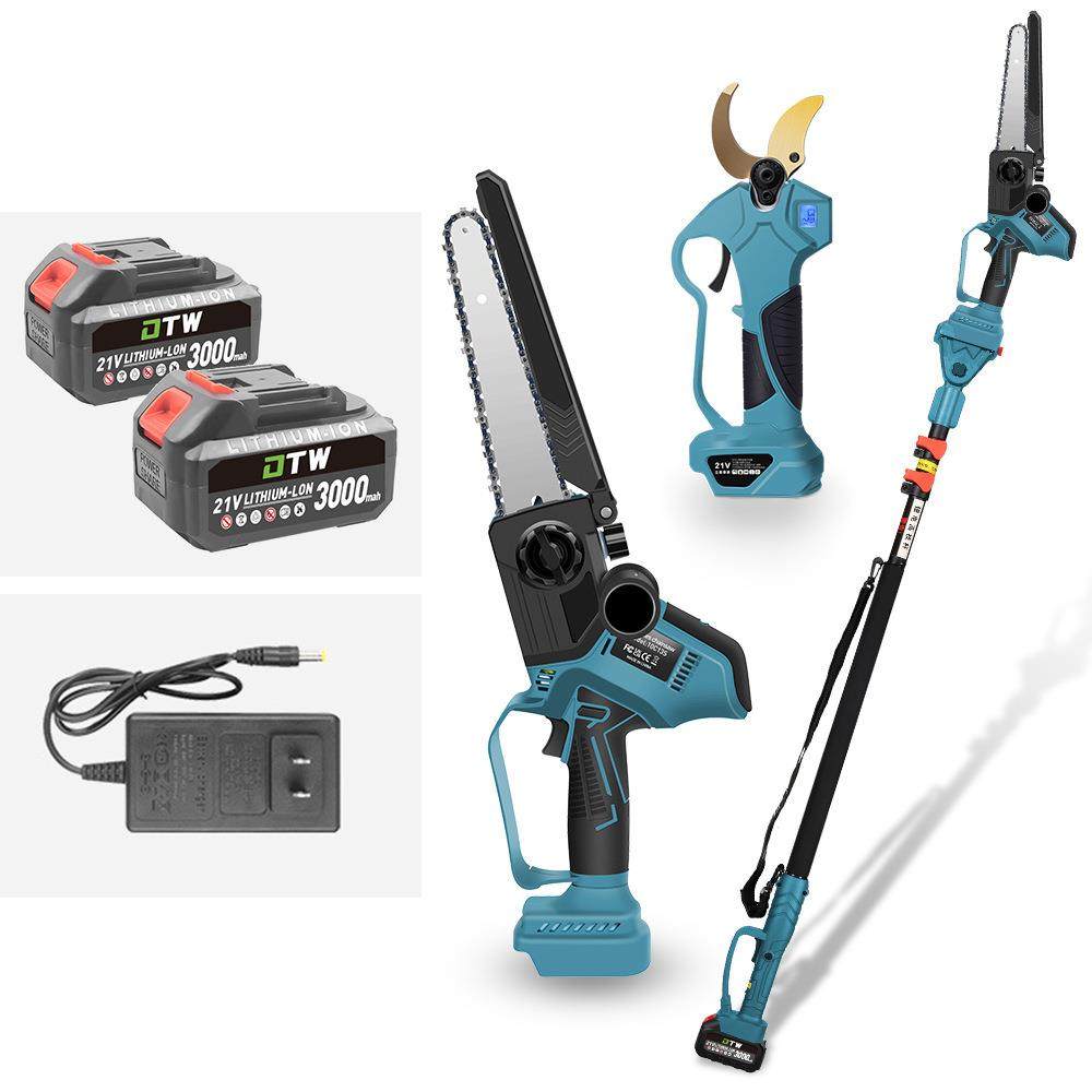 6.5高枝剪8寸高枝锯伸缩高空剪电动无刷修枝剪锯高枝粗枝套装枝条