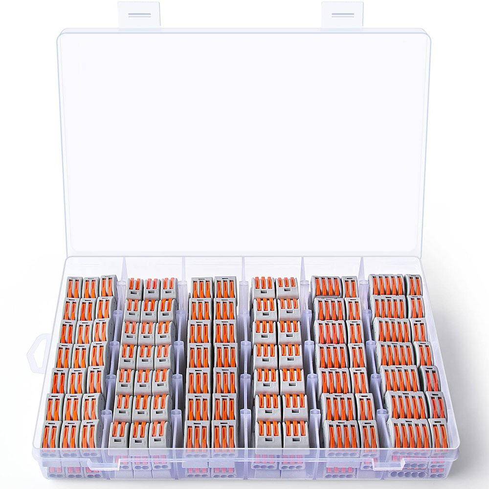 188PCS盒装PCT-212快速接线端子/电线按压并线分线连接器