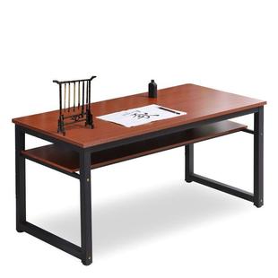 稳固电脑桌培训班辅导班书法桌书房画案双层写字书桌书画案台现货