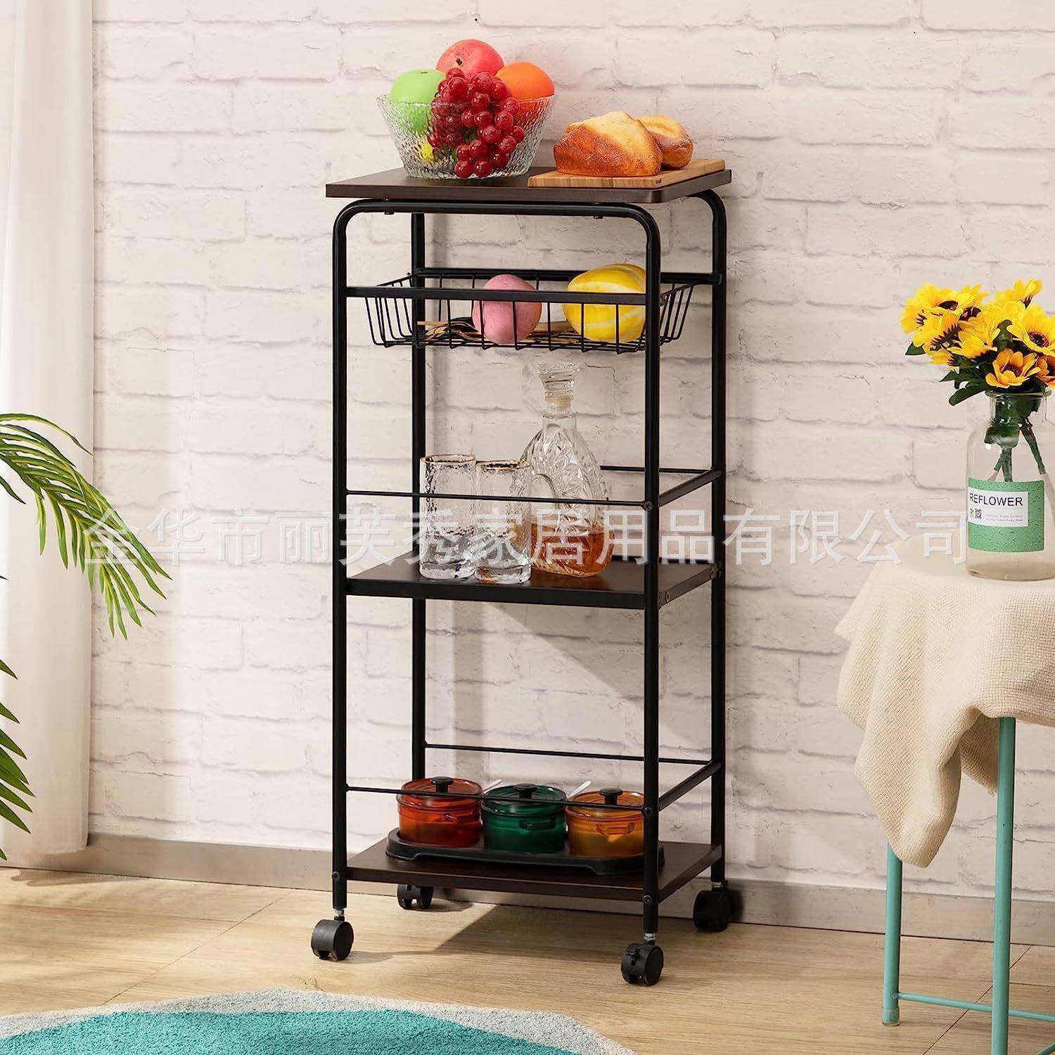 现货简约夹缝置物架落地多层金属收纳推车蔬菜架厨房整理架子,机械设备,其他机械设备,淘宝优惠券,粉丝福利购,淘宝优惠卷