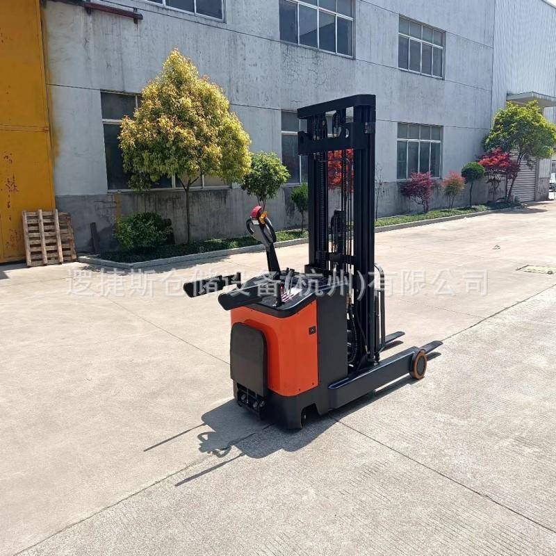 电动站驾式前移式堆高车无腿配重式堆高叉车1吨液压升高装卸铲车