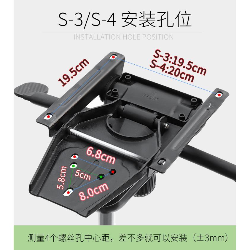 A6T铝合金大班椅青蛙托支架托盘底座默认项其他金属美式卫生间升