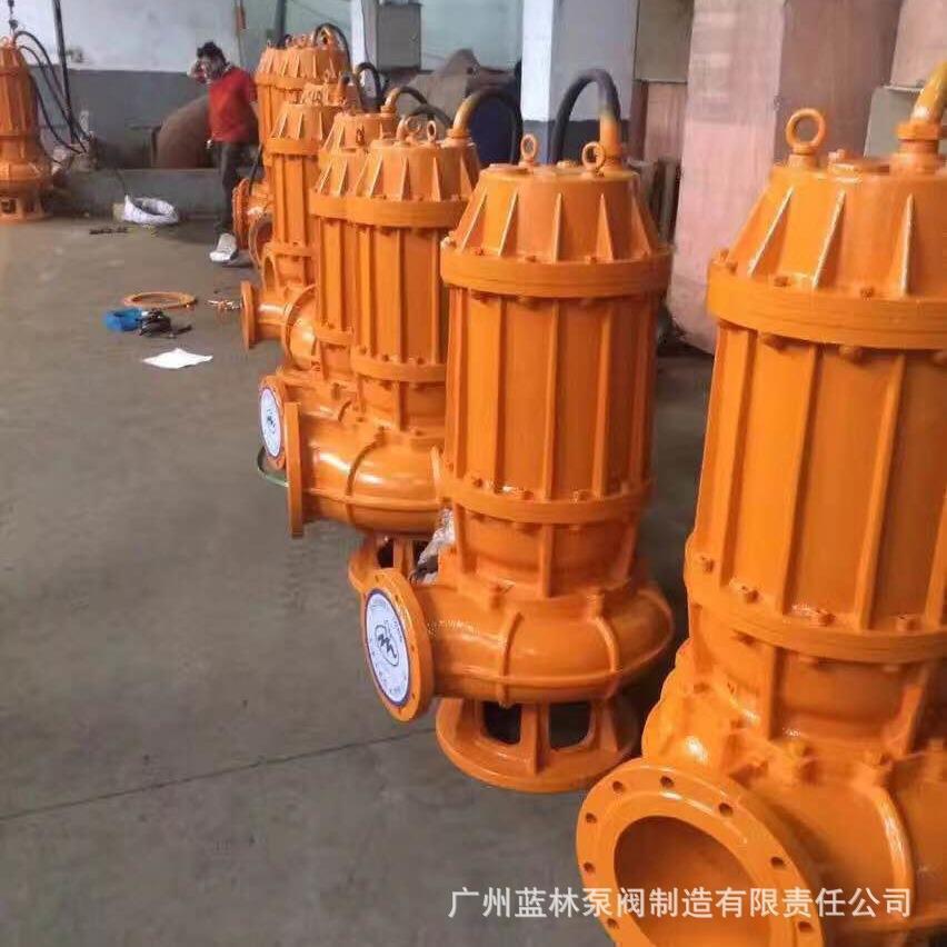 100WQ100-15污水潜水泵铸铁无堵塞污水潜水泵上海人民水泵厂
