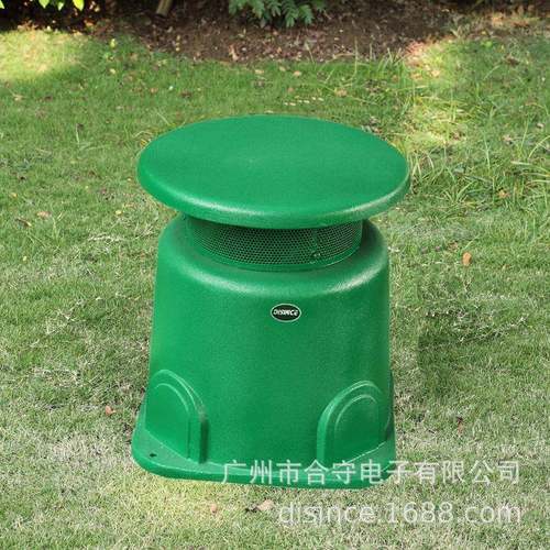 蘑菇园林音箱树脂玻璃钢外壳PP盆防水喇叭定压广播音响