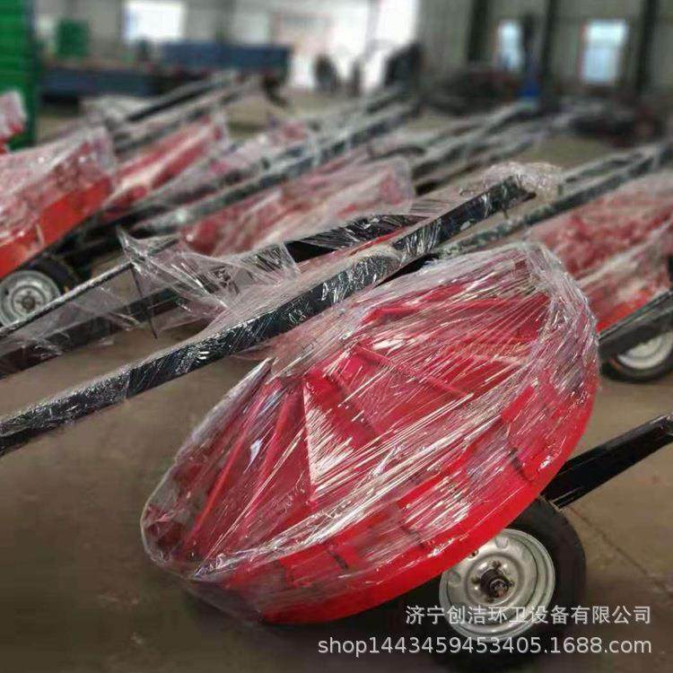 牵引式清扫车设备风火轮扫地机拖挂无需动力方便快捷