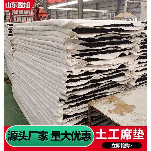 土工席垫 滤水塑料排水垫外包无纺布十公分pp垫块 加筋复合排水层