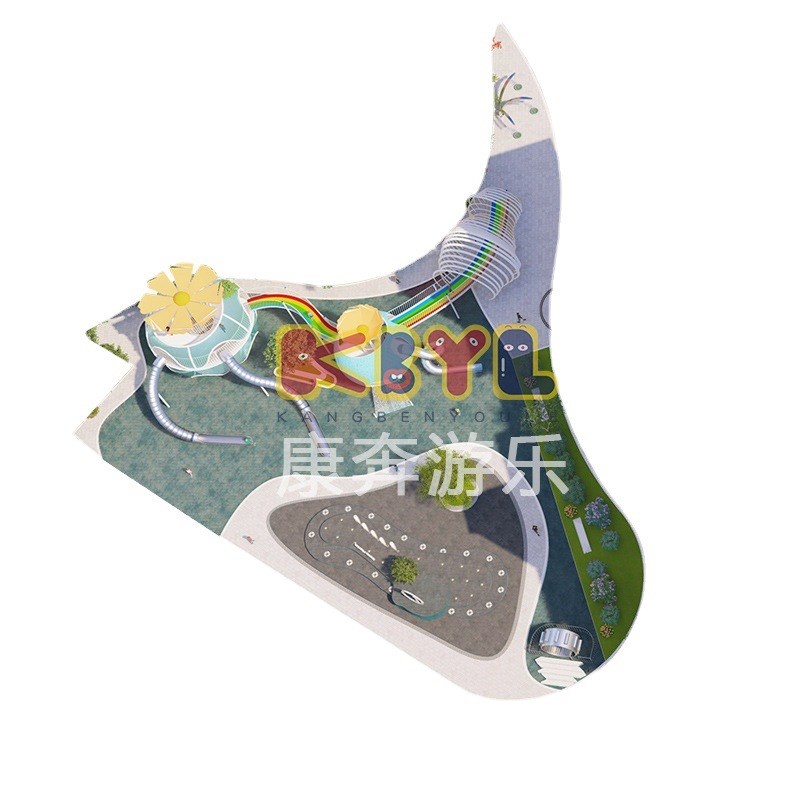 儿童游乐设施 户外无动力乐园游乐设备 不锈钢滑梯爬网游乐场厂家