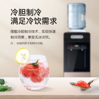 美伦达饮水机立式家用制冷制热制冰小型台式迷你型冷热两用茶吧机