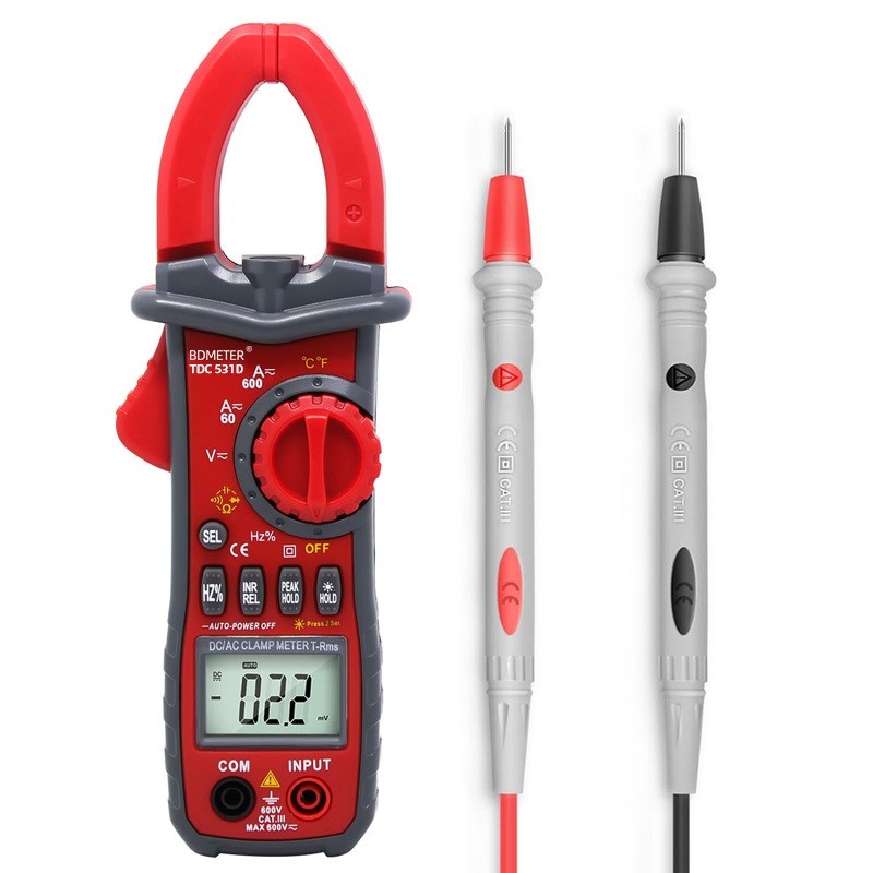 手持式高精度交直流电流钳形表数字钳表电工600V600A 钳型万用表