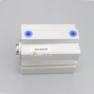 亚德客型薄型气缸SDA25X10X15X20X30X35X40X45X50X60X65X70X100SB