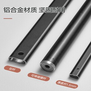 拉克衣柜衣帽间下拉式 挂衣伸缩缓冲升降挂衣架挂衣器宽度可调五金