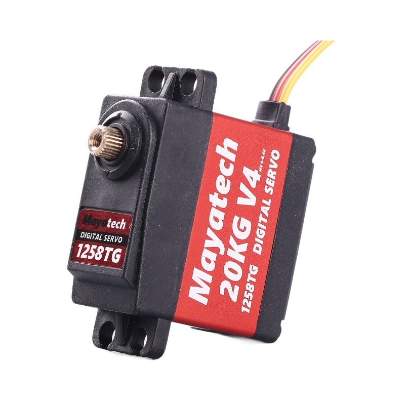 Mayatech 1258TG V4 20KG大扭矩防水金属齿舵机 数字数码舵机航模
