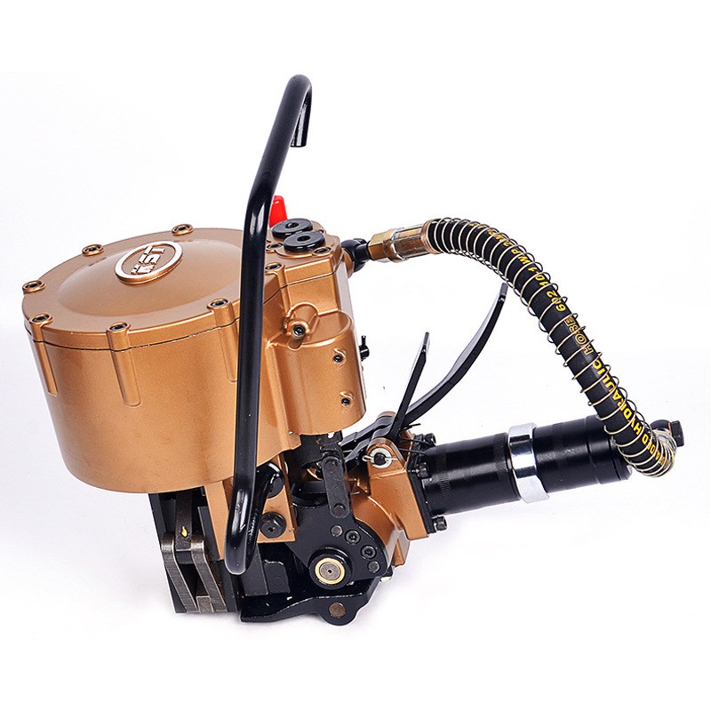 GZA32高配升级版气动钢带一体打包机 pet塑钢打包机 大拉力铁皮带