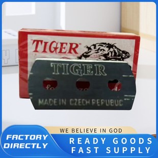 Three whole  round Tiger razor blade for shaving
