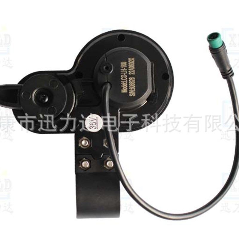 电动滑板车LCD液晶智能仪表指拨二合一 彩屏圆表5孔5线 LH100-F