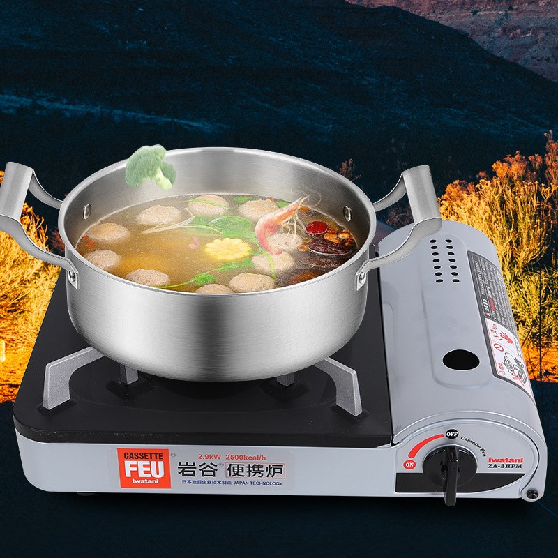 卡式炉便携式卡斯炉户外烧烤炉野营野炊瓦斯炉火锅炉ZA-3HPM