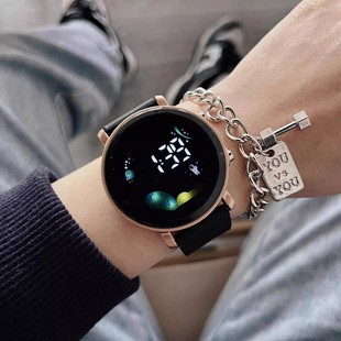 青少年手表男款夜光运动电子表高颜值ins学院风男孩女初 高中学生