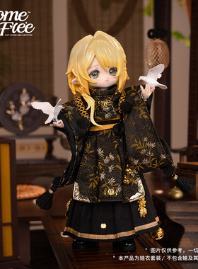 COME4FREE旗舰店.日常系列.千夜织金OB11玩偶12分BJD娃衣