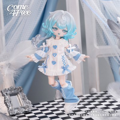 COME4FREE旗舰店童话系列【嘀嗒织梦机】12分BJD娃衣裙子套装