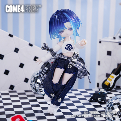 COME4FREE旗舰店.日常系列.第五象限娃衣OB11玩偶BJD裙子玩偶衣服
