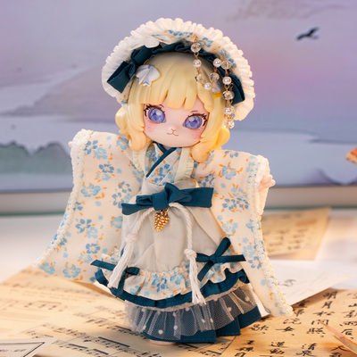 COME4FREE崧蓝泡泡+宵福福+青提气泡水2组合OB11玩偶12分BJD娃衣